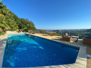 Superbe villa 10pers avec piscine vue mer